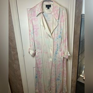 Something Navy kimono with buttons